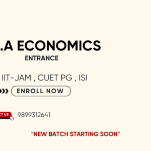 M.A Economics Entrance