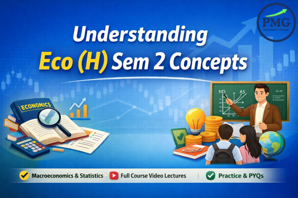 Understanding Eco Hons Semester 2 concepts with PMG Classes