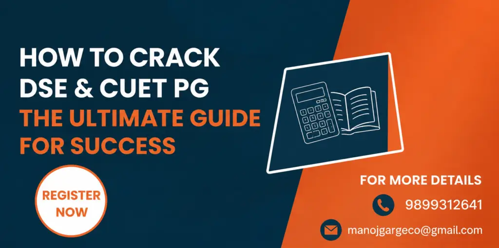 M.A Economics Entrance Preparation Guide for DSE and CUET PG 2026