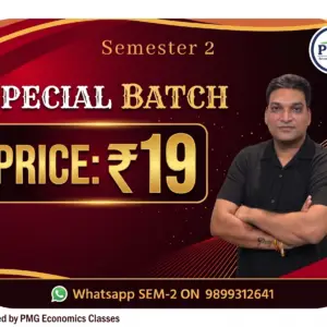 Eco(H) Semester -2 Special Batch