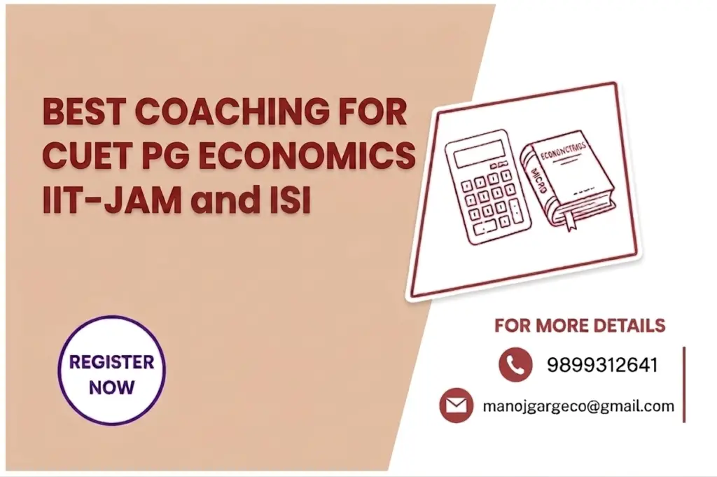 Best Coaching for CUET PG Economics IIT-JAM and ISI banner
