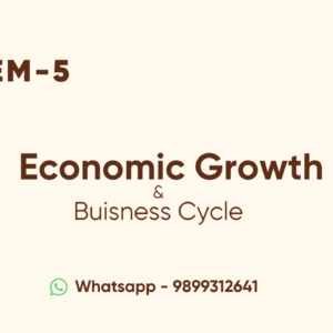 Economic Growth & Business Cycle