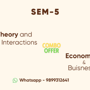 Semester-V (Combo of 2)  Game Theory & Economic Growth