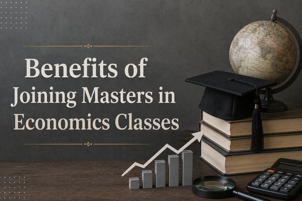 Benefits of Joining Masters in Economics Classes with expert faculty and structured learning at PMG Classes